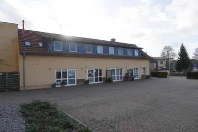 Das Gebäude in dem sich die Ferienwohnung befindet