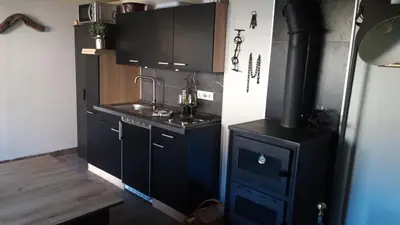 Küche/Küchenzeile in der Unterkunft Gesinde Loft