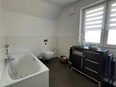 Ein Badezimmer in der Unterkunft Modernes Ferienhaus in Königs Wusterhausen