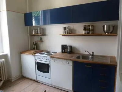Küche/Küchenzeile in der Unterkunft Classy, bright Kreuzberg Apartment