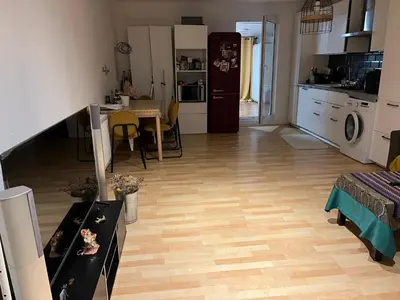 Küche/Küchenzeile in der Unterkunft Köpenick spree 1 bed room house