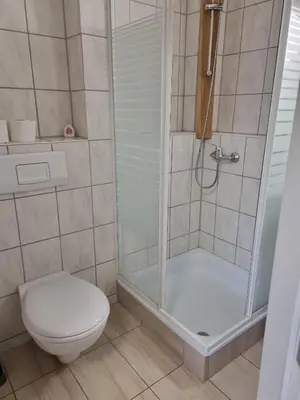 Ein Badezimmer in der Unterkunft Hof Hegensteinbach Fürstenberg an der Havel