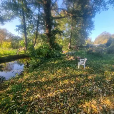 Naturlandschaft in der Nähe des Privatzimmers