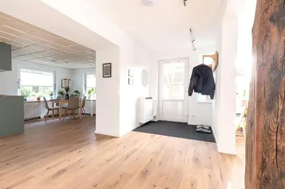 Grundriss der Unterkunft Modernes Waldhaus im Spreewald