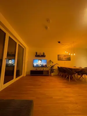 TV/Unterhaltungsangebot in der Unterkunft Großzügiges Designer Apartment