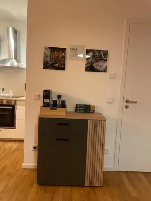 Küche/Küchenzeile in der Unterkunft Großzügiges Designer Apartment