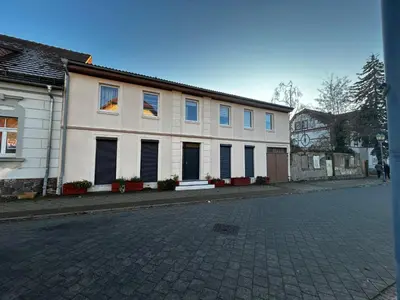Das Gebäude in dem sich die Ferienwohnung befindet