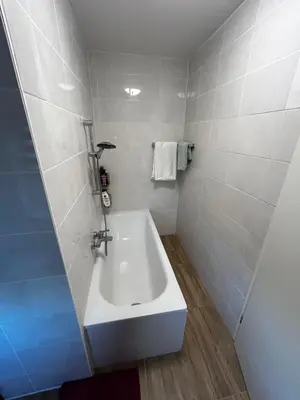Ein Badezimmer in der Unterkunft Kleine Ferienwohnung in Seelow