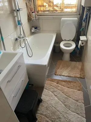 Ein Badezimmer in der Unterkunft Dikmen Urban Wall Loft