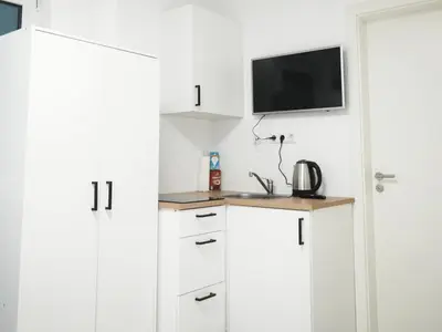 Küche/Küchenzeile in der Unterkunft Apartments Issa