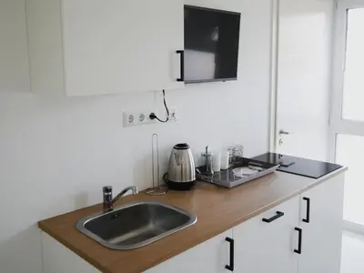 Küche/Küchenzeile in der Unterkunft Apartments Issa