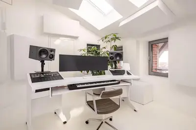 TV/Unterhaltungsangebot in der Unterkunft Water Tower Penthouse