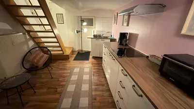 Küche/Küchenzeile in der Unterkunft Krummestraße Berlin - Top Unterkunft in Charlottenburg !