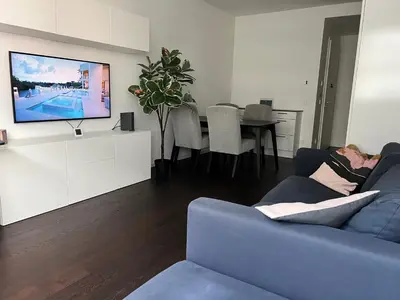TV/Unterhaltungsangebot in der Unterkunft Luxus Living Apartment