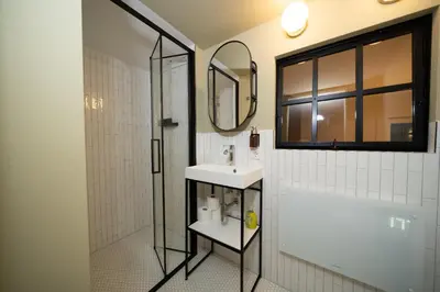 Ein Badezimmer in der Unterkunft Apartment 