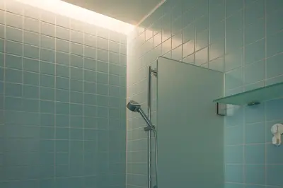 Ein Badezimmer in der Unterkunft Seminarhaus S1516