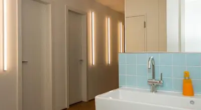Ein Badezimmer in der Unterkunft Seminarhaus S1516