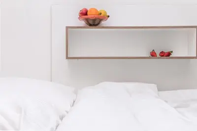 Ein Bett oder Betten in einem Zimmer der Unterkunft Seminarhaus S1516