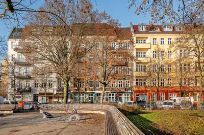 Das Gebäude in dem sich die Ferienwohnung befindet