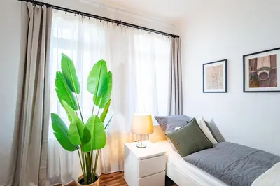 Ein Sitzbereich in der Unterkunft Spacious Apartment in Strausberg - Sleeps 6