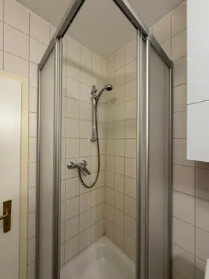 Ein Badezimmer in der Unterkunft Pension Märkische Bauernstube