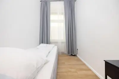 Ein Bett oder Betten in einem Zimmer der Unterkunft Perfect for 4, central, fast Wifi