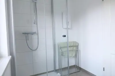 Ein Badezimmer in der Unterkunft Komfort Ferienwohnung Altstadt Bad Belzig