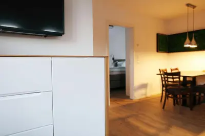 TV/Unterhaltungsangebot in der Unterkunft Komfort Ferienwohnung Altstadt Bad Belzig