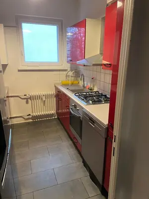 Küche/Küchenzeile in der Unterkunft Two Rooms Berlin Neukölln