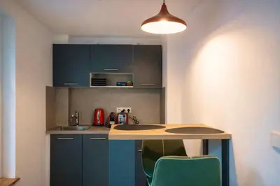 Küche/Küchenzeile in der Unterkunft SOLO STUDIO by Comfort Housing
