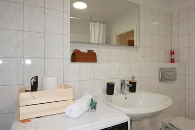 Ein Badezimmer in der Unterkunft LODGE by Comfort Housing - 2 bedroom apartment