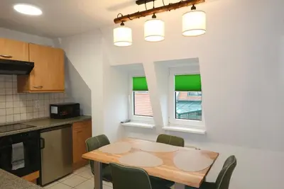 Küche/Küchenzeile in der Unterkunft LODGE by Comfort Housing - 2 bedroom apartment