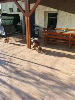 Ein Patio oder anderer Außenbereich in der Unterkunft Ferienwohnung bei Ingrid
