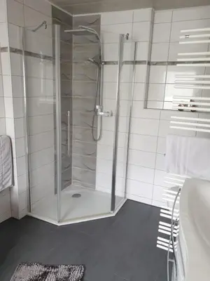 Ein Badezimmer in der Unterkunft Ferienwohnung bei Ingrid