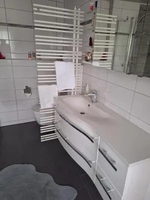Ein Badezimmer in der Unterkunft Ferienwohnung bei Ingrid