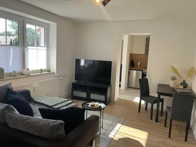 TV/Unterhaltungsangebot in der Unterkunft Gutshof von Gemünden Ferienwohnung 2