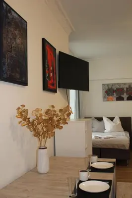 TV/Unterhaltungsangebot in der Unterkunft Appartement im Szenekiez