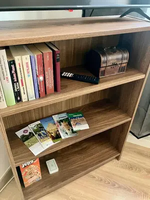 Die Bibliothek in der Ferienwohnung