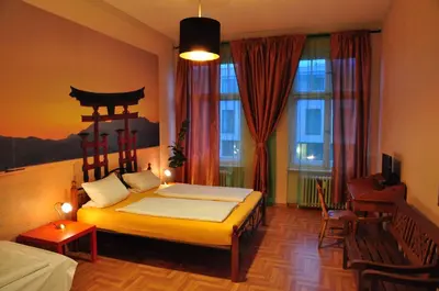 Ein Bett oder Betten in einem Zimmer der Unterkunft Charlotten Apartments am Ku'damm