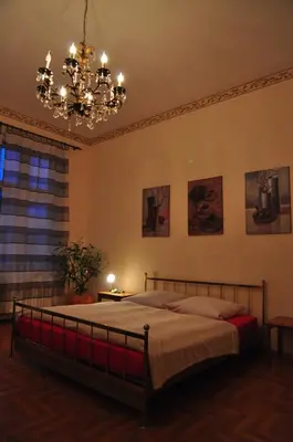 Ein Bett oder Betten in einem Zimmer der Unterkunft Charlotten Apartments am Ku'damm