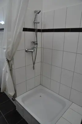 Ein Badezimmer in der Unterkunft Charlotten Apartments am Ku'damm