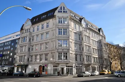 Das Gebäude in dem sich die Ferienwohnung befindet