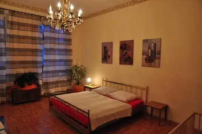 Ein Bett oder Betten in einem Zimmer der Unterkunft Charlotten Apartments am Ku'damm