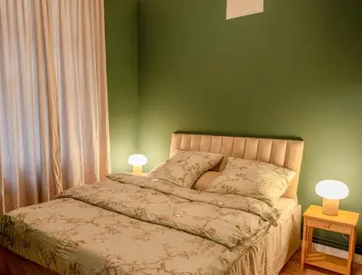 Ein Bett oder Betten in einem Zimmer der Unterkunft Modern Design Apartment