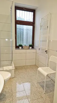 Ein Badezimmer in der Unterkunft GreenApartment XLStudio 27 Neukölln