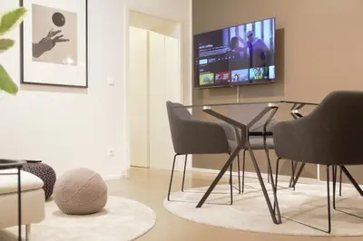 TV/Unterhaltungsangebot in der Unterkunft Business & Family Apartment