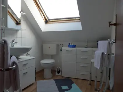 Ein Badezimmer in der Unterkunft Perle der Uckermark