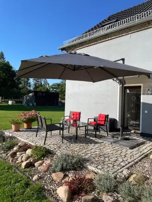 Ein Garten an der Unterkunft Ferienhaus Naturblick