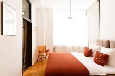 Ein Bett oder Betten in einem Zimmer der Unterkunft Factory Lofts Art Design Kreuzberg Mitte