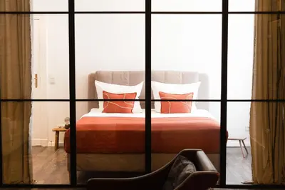 Ein Bett oder Betten in einem Zimmer der Unterkunft Factory Lofts Art Design Kreuzberg Mitte